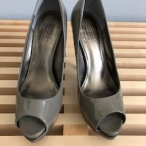 Pelle Moda West Patent Leather Pump - Taupe 7